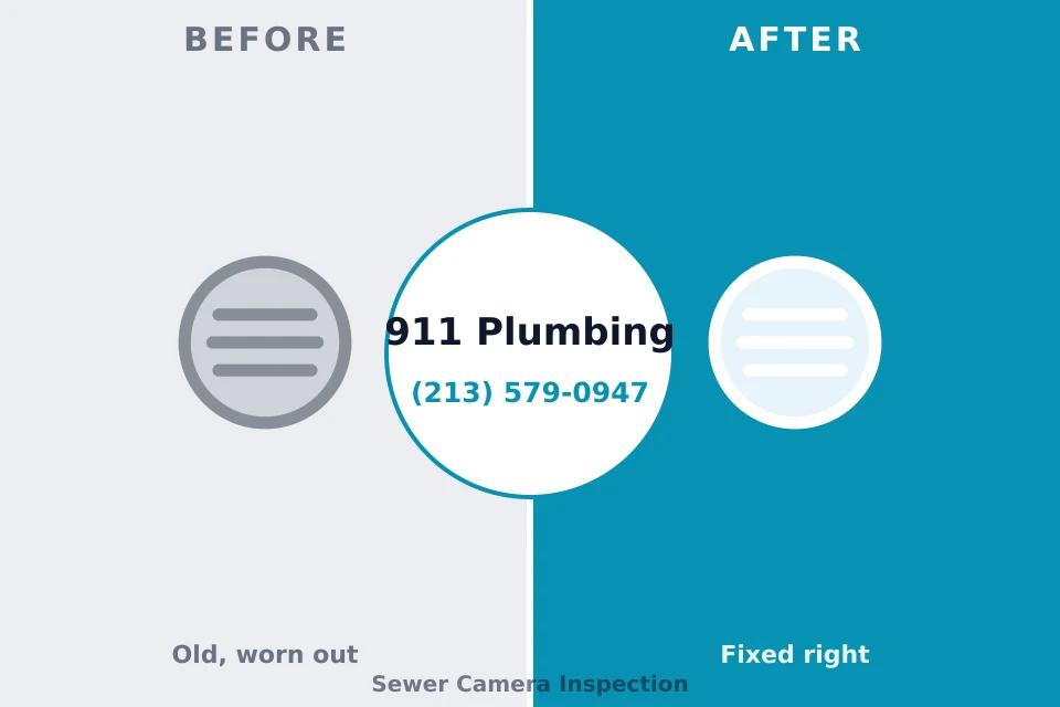 Before and after: plumbing company Saginaw, MI